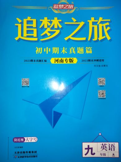 2024年追梦之旅初中期末真题篇九年级英语全册河南专版