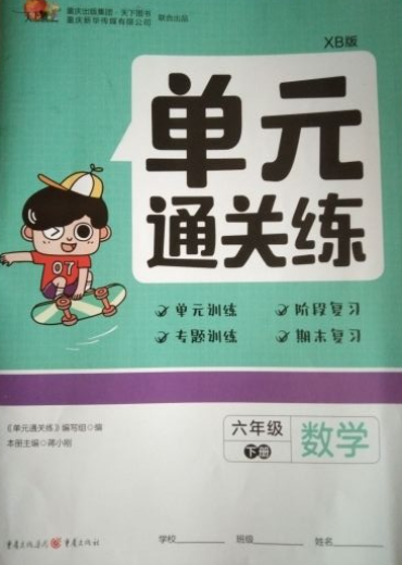 2023年单元通关练六年级数学下册XB版