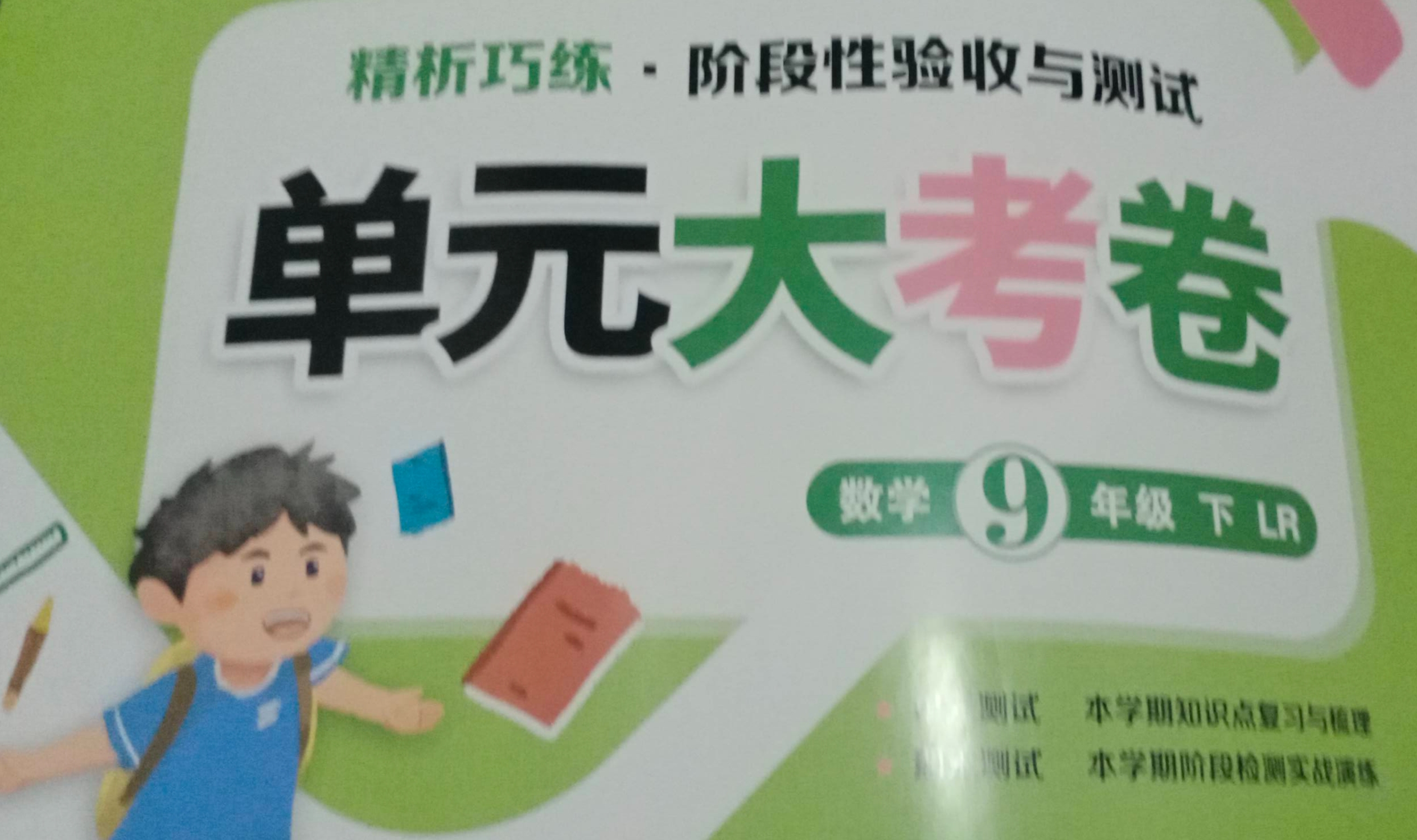 2023年精析巧练阶段性验收与测试单元大考卷九年级数学下册鲁人版