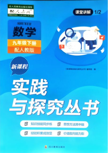 2023年新课标实践与探究丛书九年级数学下册人教版