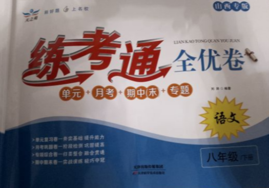 2023年练考通全优卷八年级语文下册山西专版