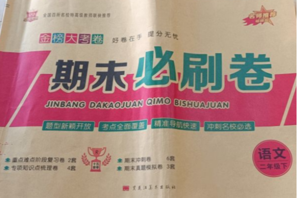 2023年期末必刷卷二年级语文下册通用版