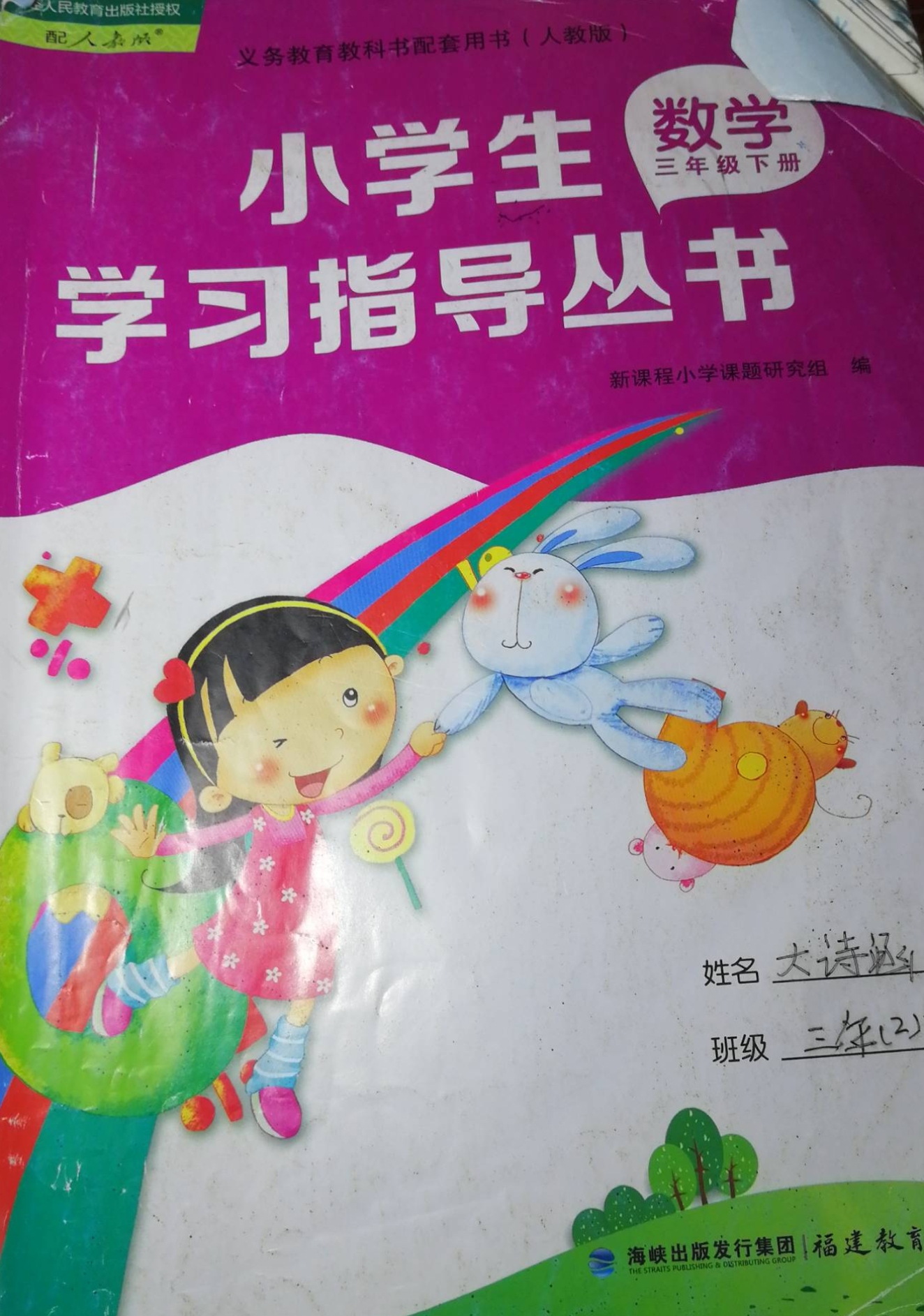 2023年小学生指导从书三年级数学下册人教版