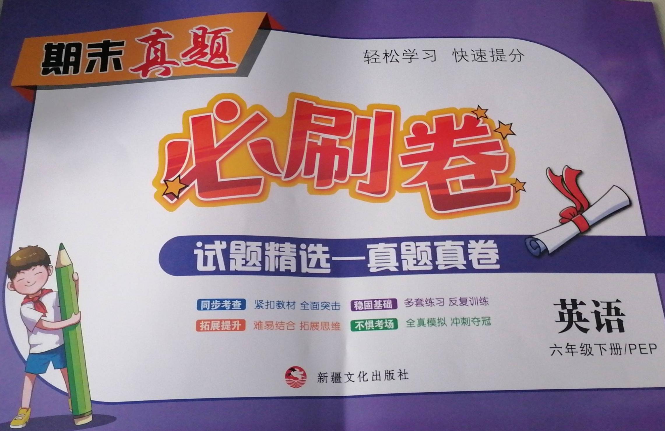 2023年期末真题必刷卷六年级英语下册人教PEP版