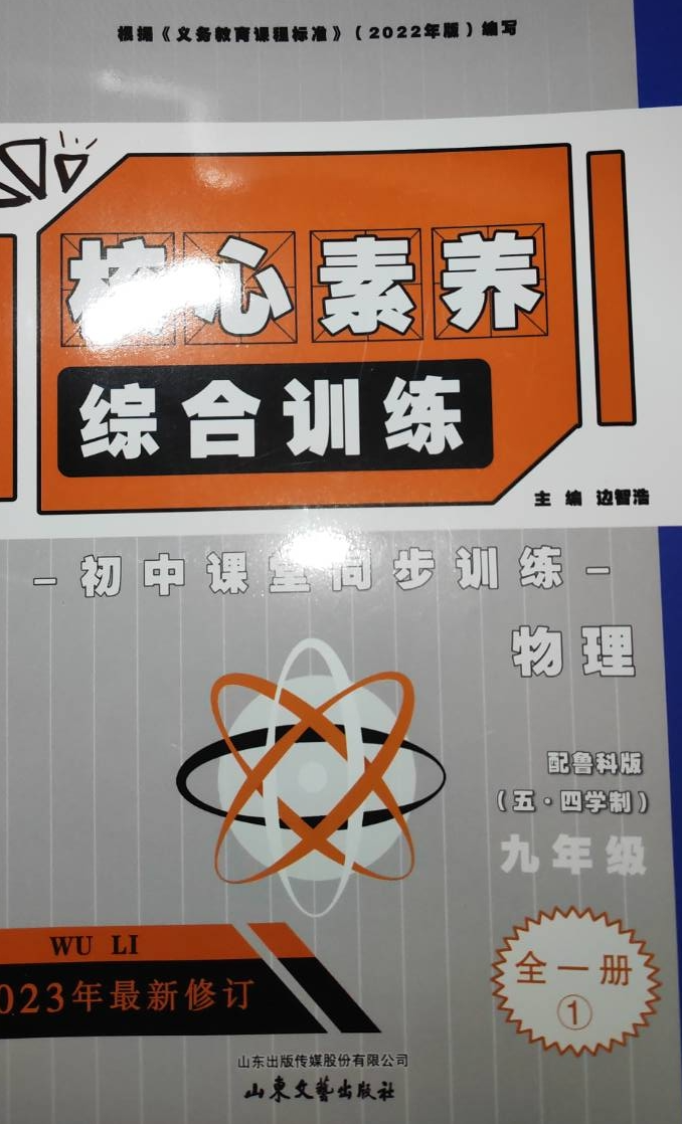 2023年核心素养综合训练九年级物理全册鲁科版