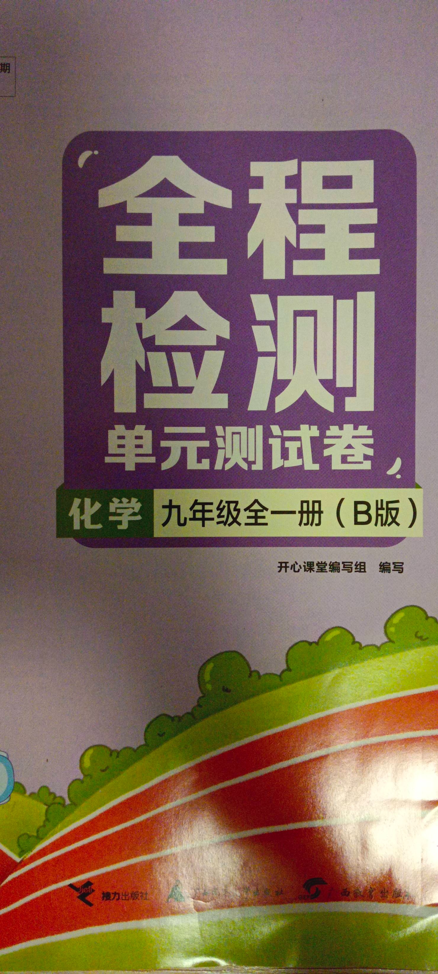 2024年全程检测单元测试卷九年级化学全册B版