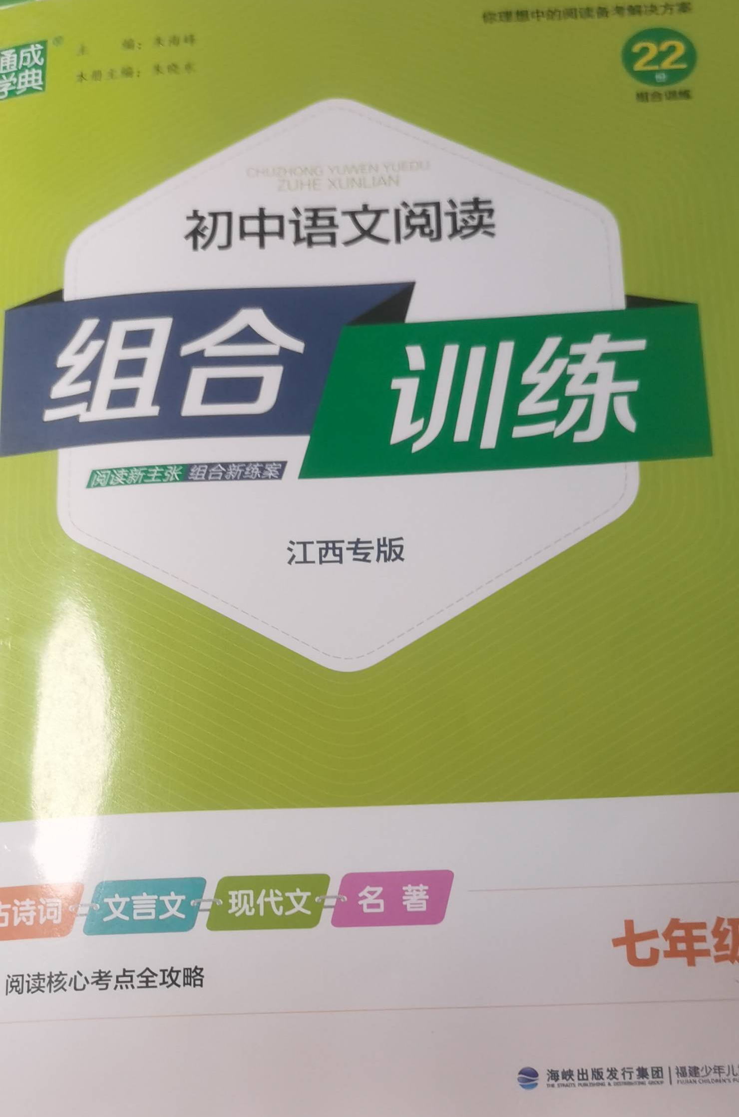 2024年初中阅读组合训练七年级语文全册江西专版