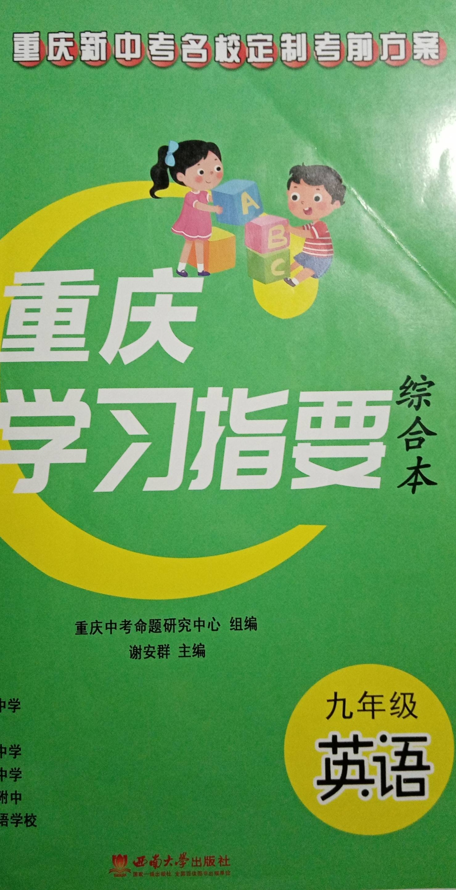 2023年重庆英语学习指要综合本九年级英语全册通用版