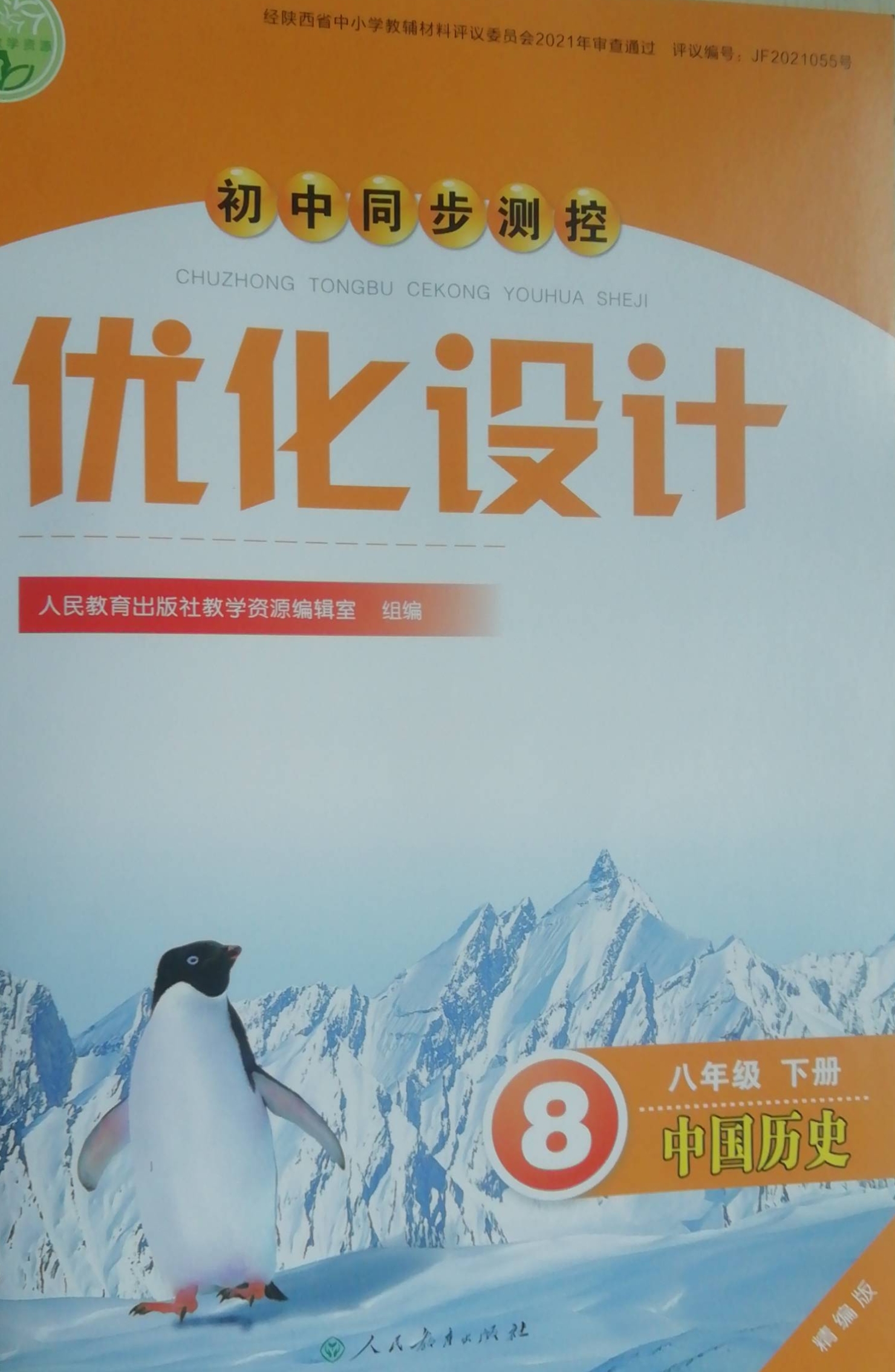 2023年优化设计八年级历史下册人教版
