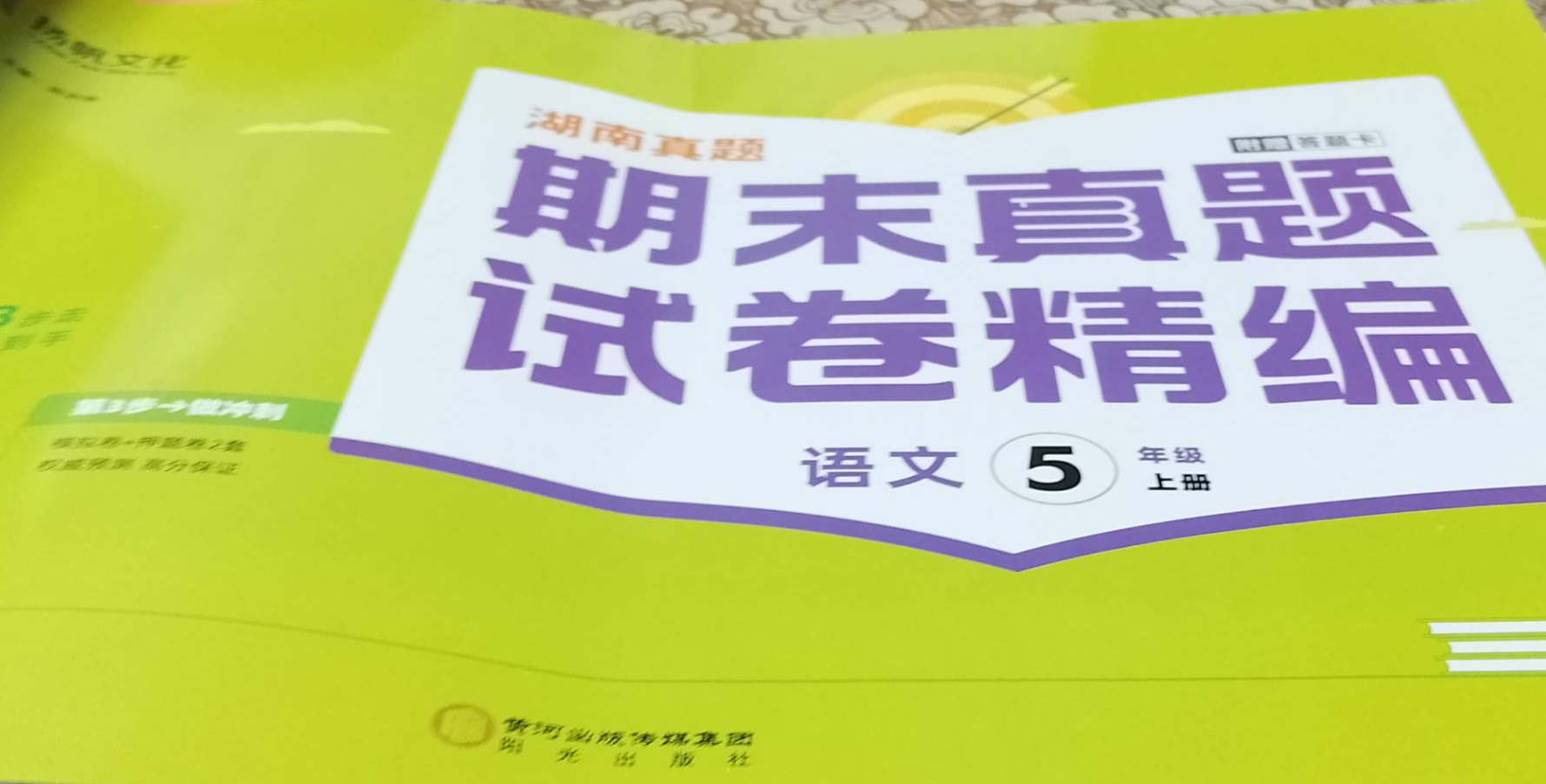 2023年期末真题试卷精编五年级语文上册湖南专版