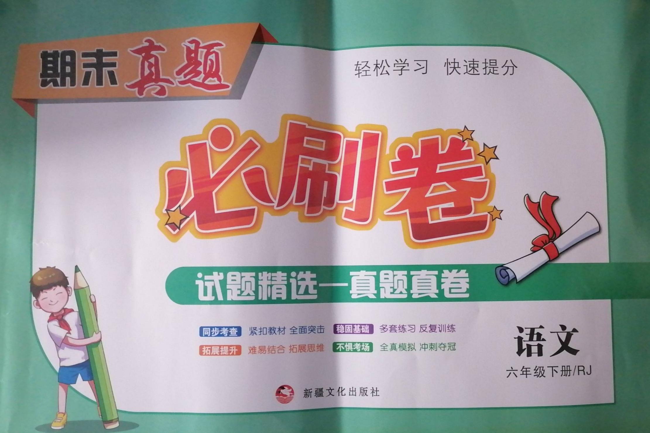 2023年期末真题必刷卷六年级语文下册人教版