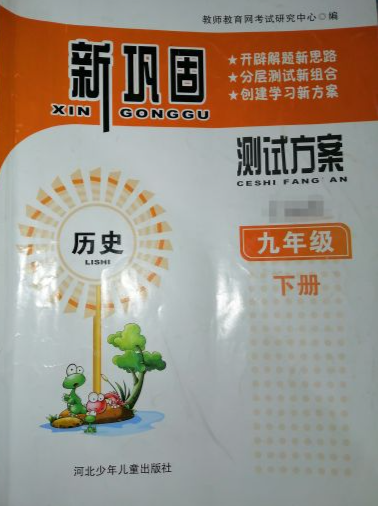 2024年新巩固测试方案九年级历史下册通用版