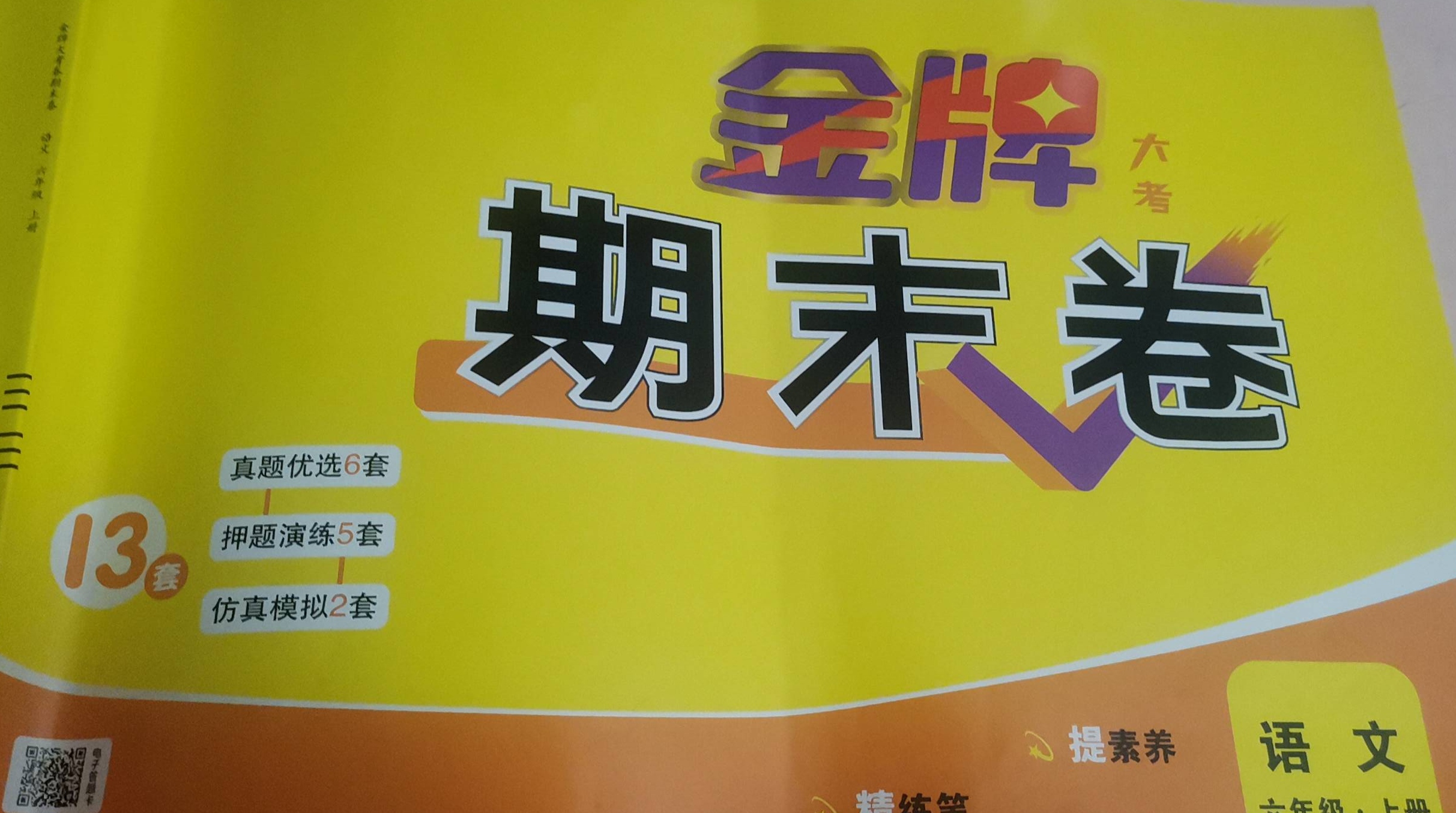 2023年金牌大考期末卷六年级语文上册通用版