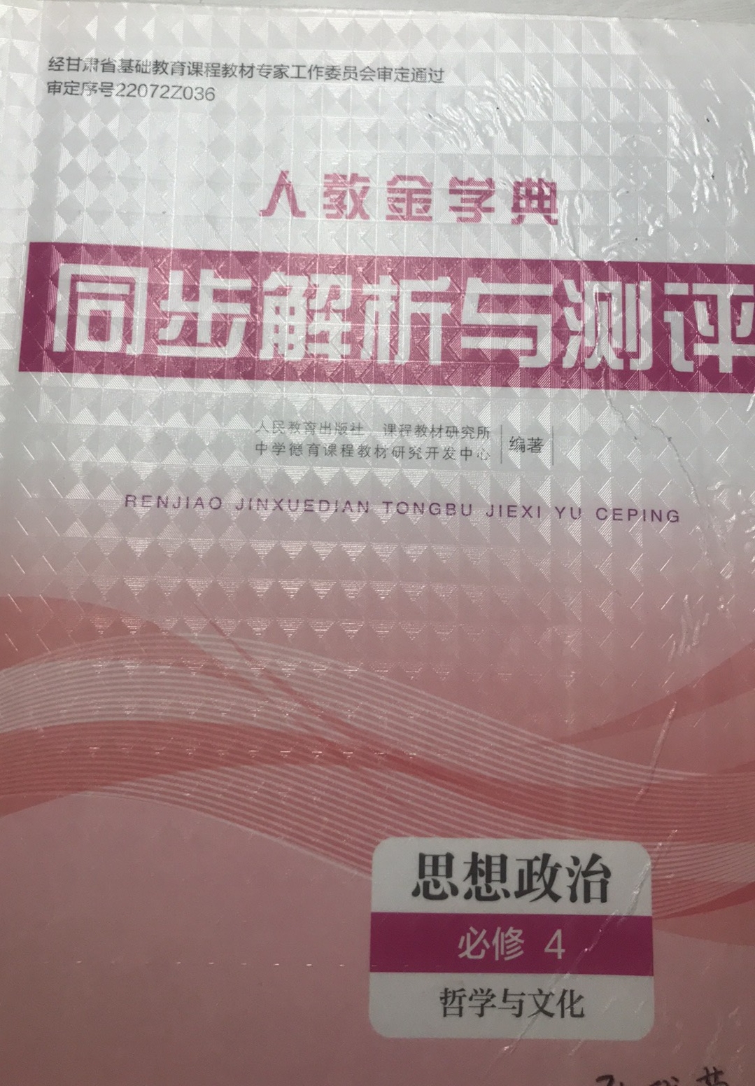 2024年人教金学典同步解析与评测 高二政治全册人教版