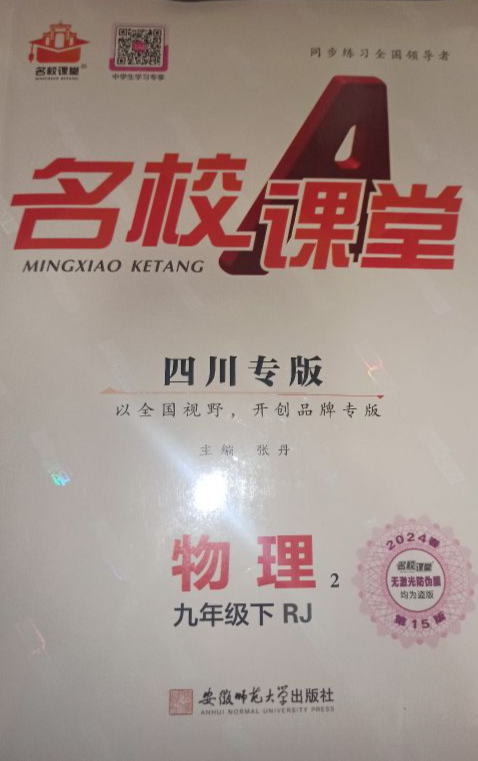 2023年名校课堂九年级物理下册人教版四川专版