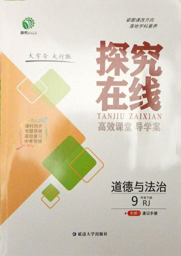 2023年探究在线高效课堂导学案九年级政治下册人教版