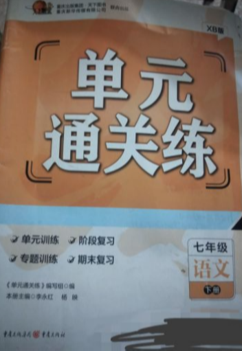 2023年单元通关练七年级语文下册通用版