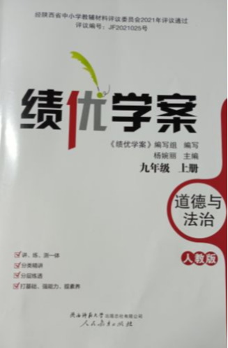 2023年绩优学案九年级政治上册人教版