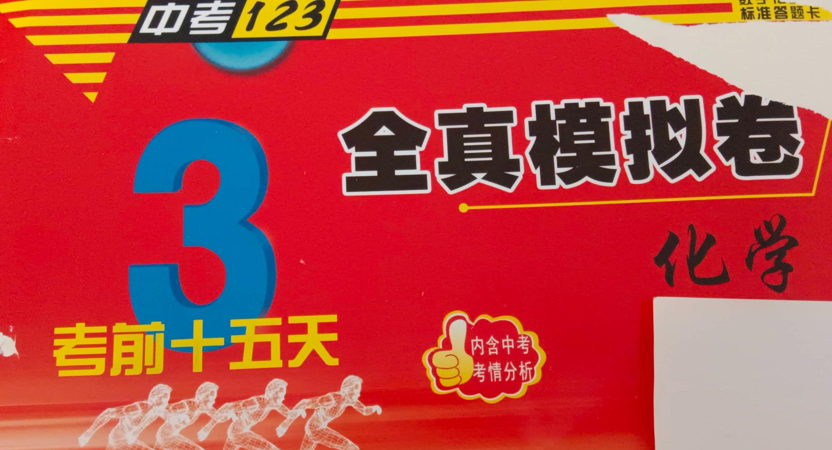2023年中考123考前15天全真模拟卷初中化学全册通用版