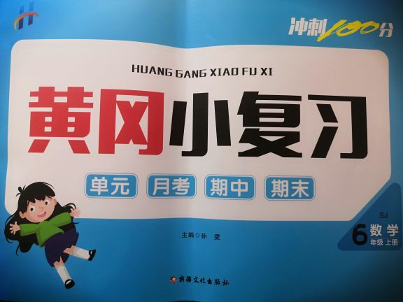 2023年黄冈小复习单元月考期中期末六年级数学上册苏教版