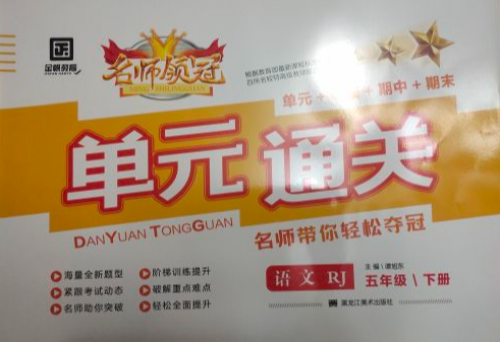 2023年名师领冠单元通关五年级语文下册人教版