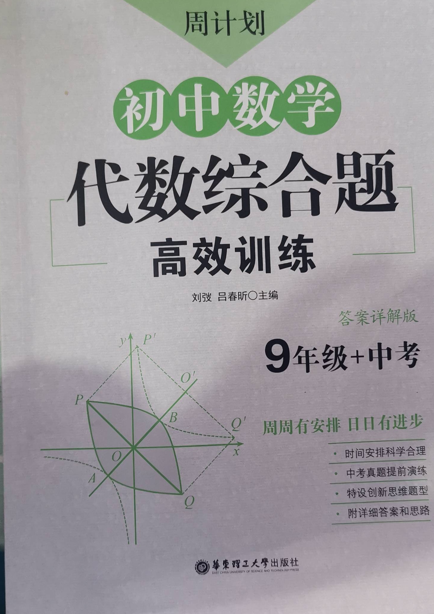 2024年初中代数综合题高效训练周计划九年级数学全册通用版