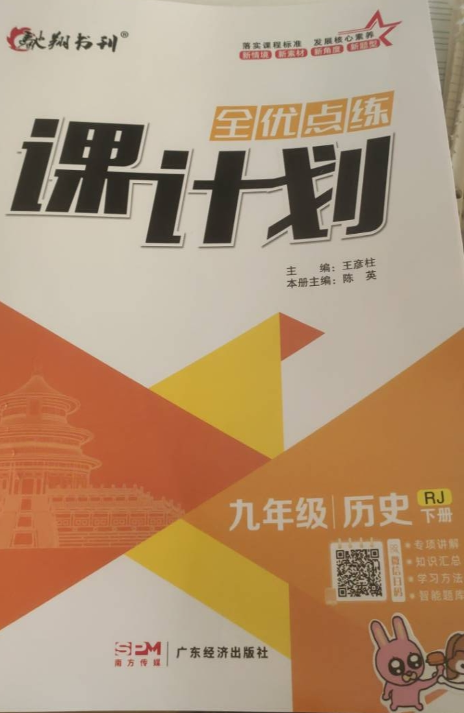 2023年全优点练课计划九年级历史下册人教版