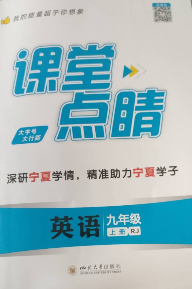 2023年课堂点睛九年级英语上册人教版