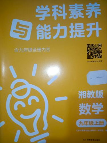 2023年学科素养与能力提升九年级数学上册湘教版