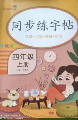 2023年同步练字帖四年级语文上册通用版