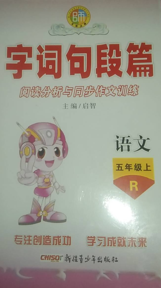 2023年字词句段篇阅读分析与同步作文训练五年级语文上册R版